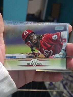 Topps Red Cincinnati Reds Elly De La Cruz Trading Card